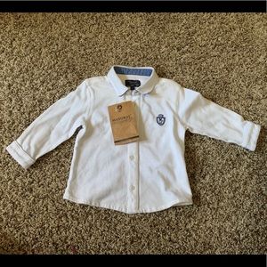 Long sleeve polo shirt